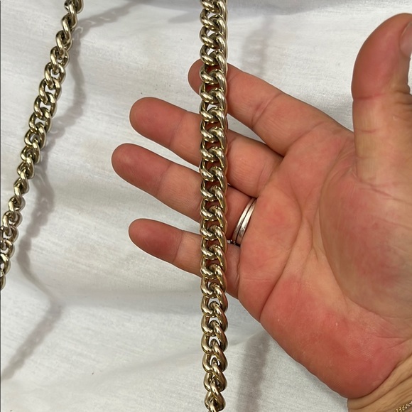 Gucci Brown and Tan Shoulder Bag with Chain Strap - Picture 11 of 16